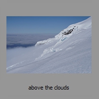 above the clouds